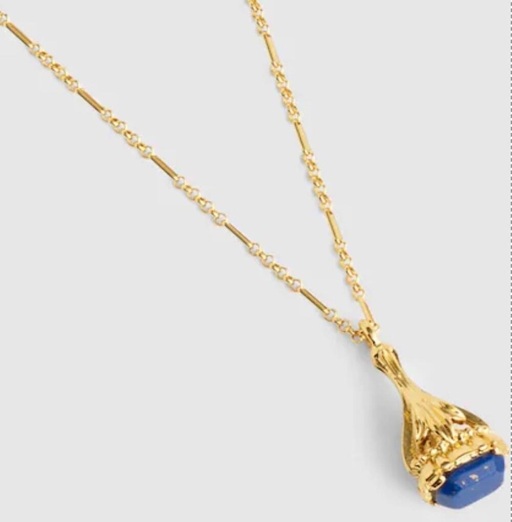 Madewell Gold Figaro Chain Necklace s Victorian Revival Dainty Watch Chain